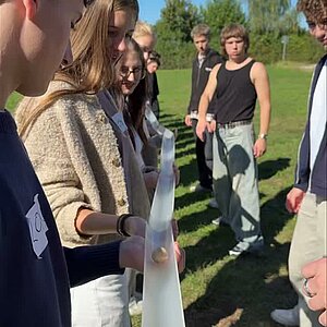 Die 10 z bewies beim Wilkommenstag unglaubliches Durchhaltevermögen beim Bezwingen der "pipeline". Dementsprechend...