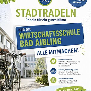 Steig aufs Rad und sammele noch bis zum 4. Juli für die Wirtschaftsschule Alpenland Kilometer. Radel mit uns nach vorn…