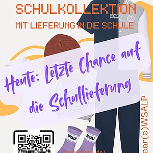 🚨 LAST CHANCE! Heute ist der letzte Tag! 

Ihr wolltet euch eure Lieblingsteile aus unserer Schulkollektion sichern und...